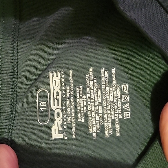 NWT: ProEdge Miami Hurricanes Football Shirt - Picture 6 of 8